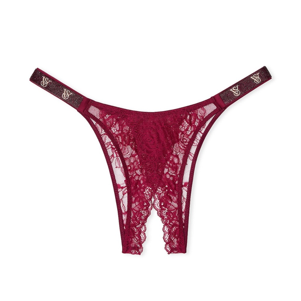 Victoria’s Secret Shine Strap Crotchless Panty
